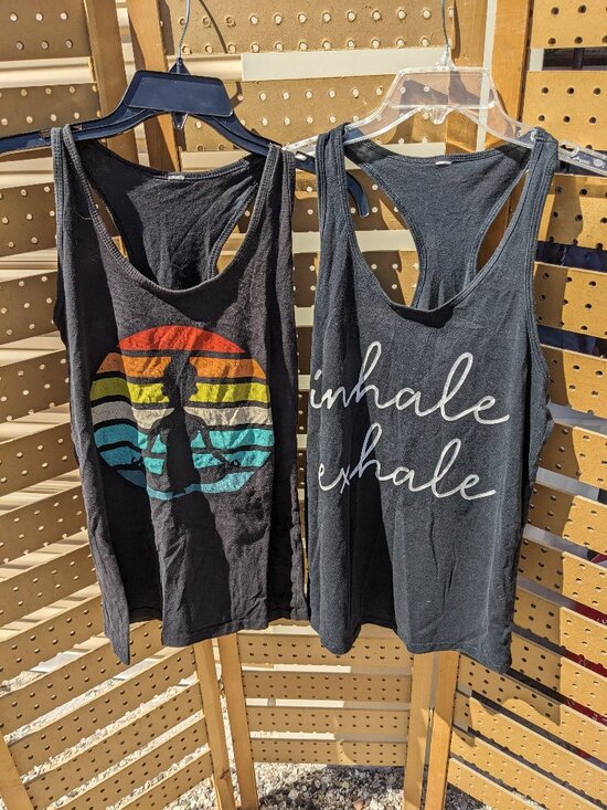 Tops - Set of 2 Yoga Racerback Tanks Sz M